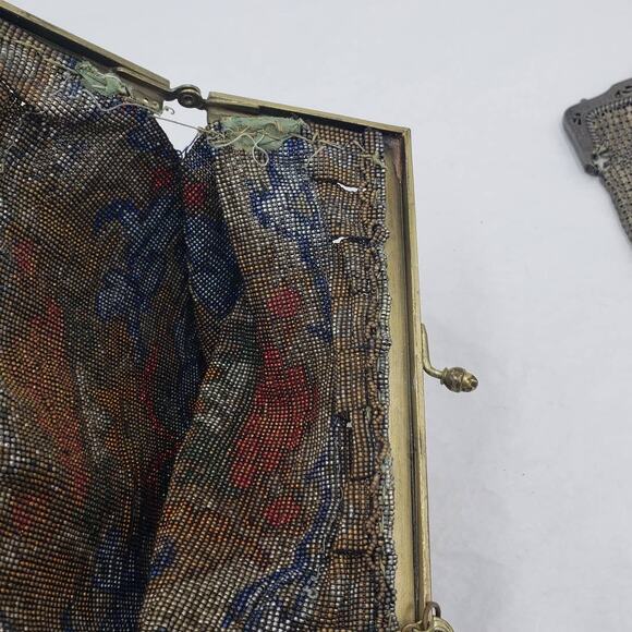 Antique Mesh Purses Collection 2 Stunning 6" long & 4" long - Picture 9 of 16